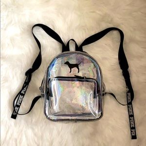 Victorias Secret PINK Holographic Mini Backpack